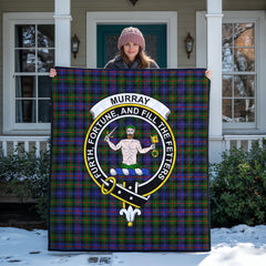 Murray of Atholl Modern Tartan Crest Quilt