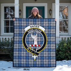 Napier Modern Tartan Crest Quilt