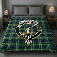 Blackadder Tartan Crest Quilt