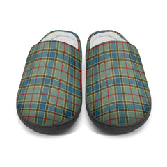 Balfour Blue Tartan Slippers