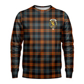 Broun Ancient Tartan Crest Sweatshirt