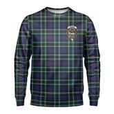 Graham of Montrose Modern Tartan Crest Sweatshirt