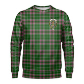 Gray Hunting Tartan Crest Sweatshirt