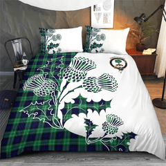 Abercrombie Tartan Crest Bedding Set - Thistle Style