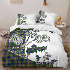 Arnott Tartan Crest Bedding Set - Thistle Style