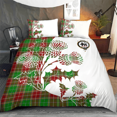 Baxter Tartan Crest Bedding Set - Thistle Style