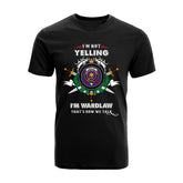Wardlaw Tartan Crest T-shirt - I'm not yelling style