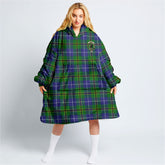 Turnbull Hunting Tartan Hoodie Blanket
