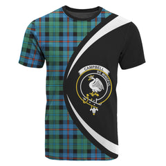 Campbell of Cawdor Ancient Tartan Crest T-shirt - Circle Style
