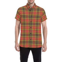 Buchanan Family Old Set Weathered Tartan Men Shirt