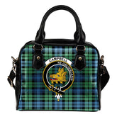 Campbell Ancient Family Tartan Crest Shoulder Handbags
