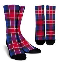 Graham of Menteith Red Tartan Crew Socks