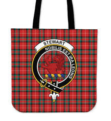 Stewart (Stuart) of Bute Tartan Crest Tote Bag