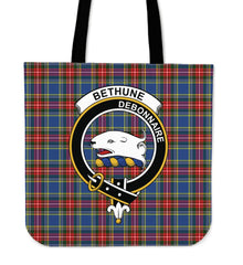 Bethune Family Tartan Crest Tote Bag