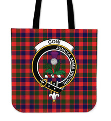 Gow of Skeoch Tartan Crest Tote Bag