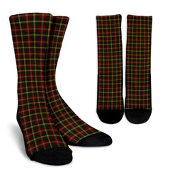 Maple Leaf Tartan Crew Socks