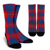 Galloway Red Tartan Crew Socks
