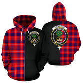 Hamilton Modern Tartan Zipper Hoodie - Half Of Me Style