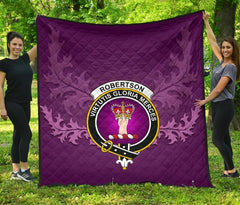 Robertson Modern Violet Crest Quilt