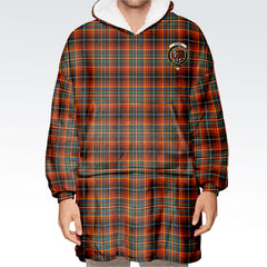 Innes Ancient Tartan Hoodie Blanket