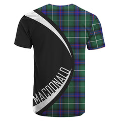 MacDonald of the Isles Hunting Modern Tartan Crest T-shirt - Circle Style