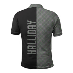 Halliday Tartan Polo Shirt Half of Me - Cross Style