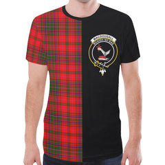 MacDougall Family Modern Tartan T-shirt Half - In Me Style