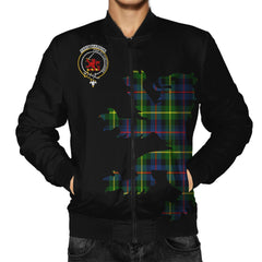 Farquharson Tartan Bomber Jacket Lion & Thistle