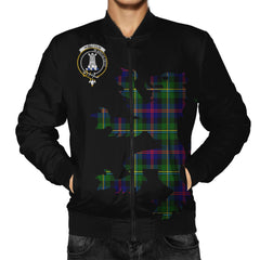Malcolm Modern Tartan Bomber Jacket Lion & Thistle
