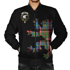 Norvel (Or Norvill) Tartan Bomber Jacket Lion & Thistle