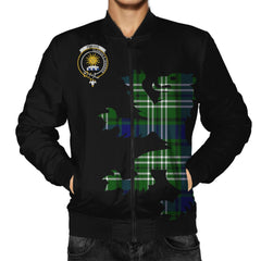 Purves Tartan Bomber Jacket Lion & Thistle