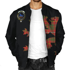 Bruce Tartan Bomber Jacket Lion & Thistle