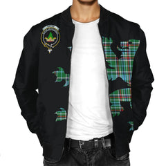 Gayre Tartan Bomber Jacket Lion & Thistle