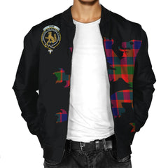 Gow (or McGouan) Tartan Bomber Jacket Lion & Thistle