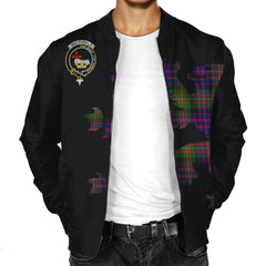 MacDonald (Clan Donald) Tartan Bomber Jacket Lion & Thistle