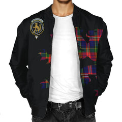 MacPherson Tartan Bomber Jacket Lion & Thistle