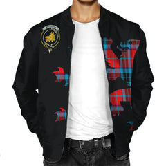 MacTavish Tartan Bomber Jacket Lion & Thistle