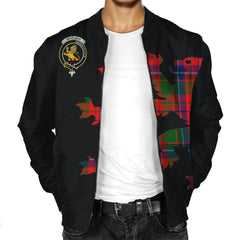 Nicolson Tartan Bomber Jacket Lion & Thistle