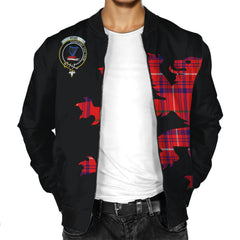 Rose Tartan Bomber Jacket Lion & Thistle