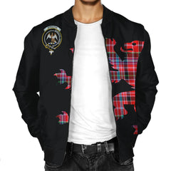 Straiton Tartan Bomber Jacket Lion & Thistle