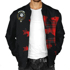 Wemyss Tartan Bomber Jacket Lion & Thistle