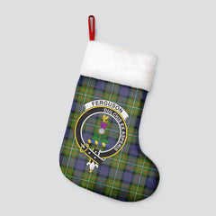 Ferguson Tartan Crest Christmas Stocking