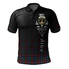Gordon Red 01 Tartan Polo Shirt - Alba Celtic Style