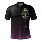 Graham of Menteith Red 02 Tartan Polo Shirt - Alba Celtic Style