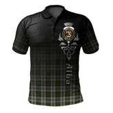 Hay White Dress Tartan Polo Shirt - Alba Celtic Style