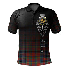 MacPherson Ancient Tartan Polo Shirt - Alba Celtic Style