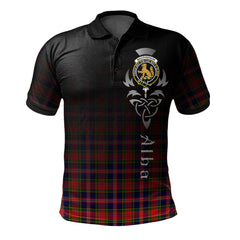 MacPherson Modern Tartan Polo Shirt - Alba Celtic Style