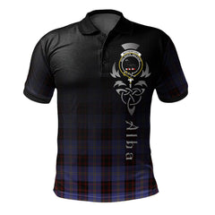 Rutherford Tartan Polo Shirt - Alba Celtic Style