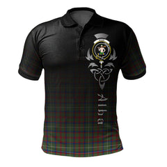 Shaw Green Modern Tartan Polo Shirt - Alba Celtic Style