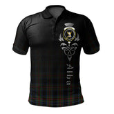 Stewart Black 02 Tartan Polo Shirt - Alba Celtic Style